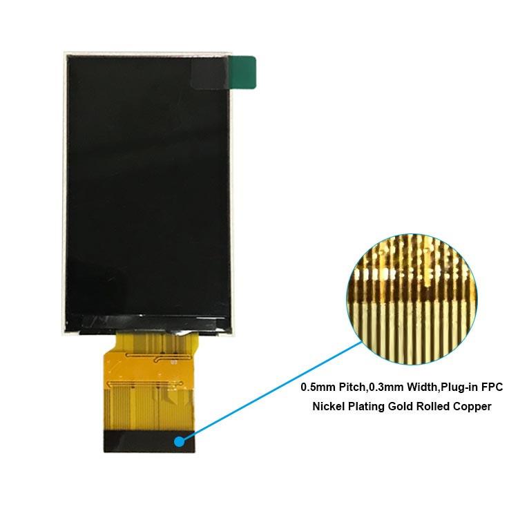 2.7'' RGB Interface 40 Pins 230Cd/M2 LCD TFT Displays