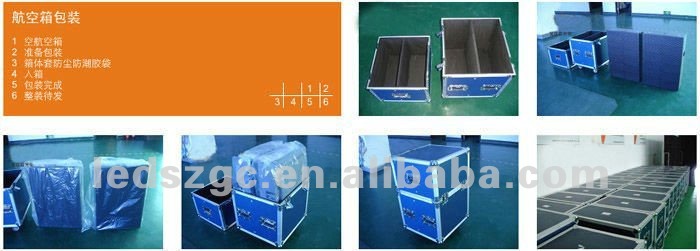 GCL p16 message bus led display screen