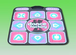 Single Player 2 In 1 USB Dance Pad , TV / PC 16 Bit TV Dancing Mat