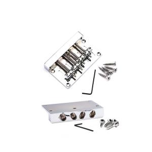 China 4 String Bass Guitar Bridge for Electric Bass Musical Accessory Zinc Alloy wholesale