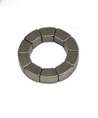 Quality OEM Wind Turbine Generator Magnet , Arc Shape NdFeB Motor Magnet for sale