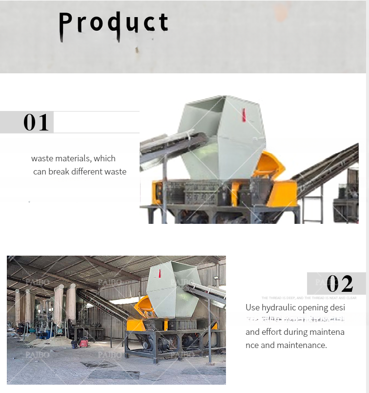 Multifunctional Small Axis Shredder for Waste Plastic and Heavy Duty Metal Crushing