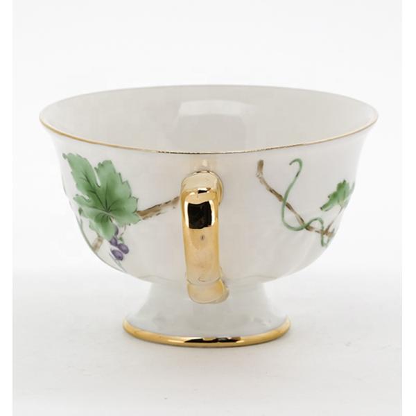 Modern Ceramic Bone China Coffee Tea Cups And Sauce Cup Ceramic