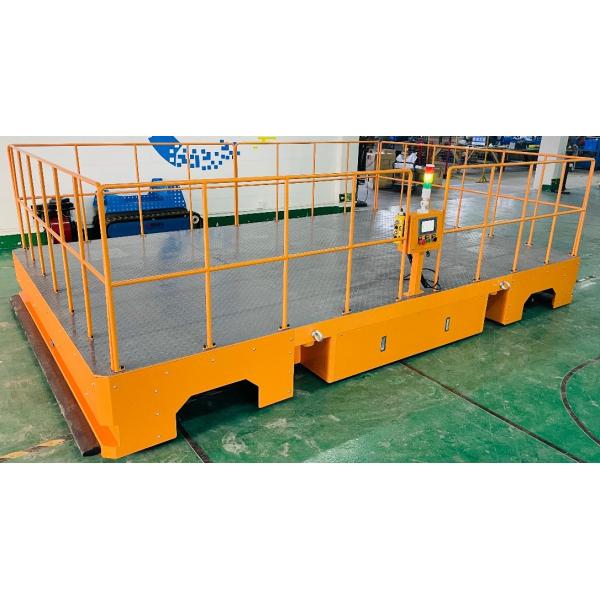 10T Automated Guided Vehicle Rail AGV Transfer Cart Remote Control