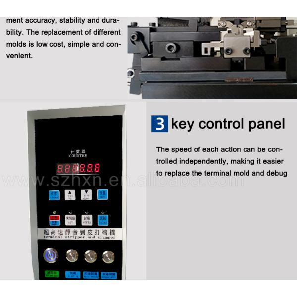 YH-2000-RY Semi-Automatic Connect Terminal Multi-Core Sheathed Cable Wire Stripping and Crimping Machine