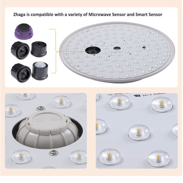 IP65 Waterproof LED Ceiling Light with Emergency Function and 50000 Hours Lifespan for Commercial Use