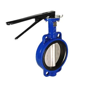 Ductile Iron Butterfly Valve Lever Operation Wafer Type