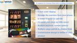 1 Meter Mini Vending Machine For Mobile Accessories Black Color Small Snack
