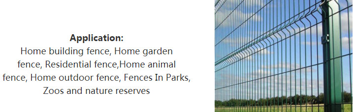 Iron Wire Fence V Mesh Triangle Bending Fence For Highway / Yard 1.8*2.4m