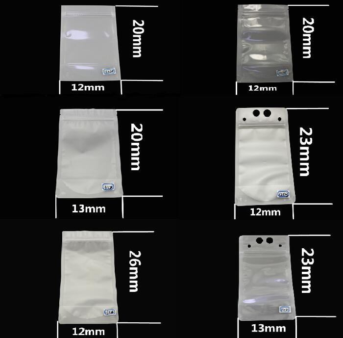 biodegradable eco-friendly FDA clear juice sealed drink pouches translucent reclosable hand held zipper plastic drinking