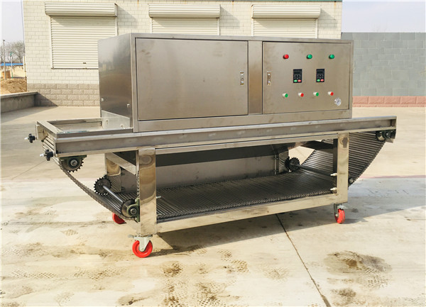 chain garlic peeling machine, garlic peeler, big garlic peeling machine