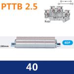 Din Rail Mounted Terminal Blocks Modular Set Screwless Spring Crimping PT 2.5 mm