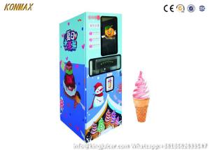 China 70g/Cup Popsicle Ice Cream Cone Vending Machine Adjustable Capacity wholesale