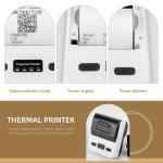 Rugged 3 Portable Printer 80mm Bluetooth Thermal Printer for Portable Printing