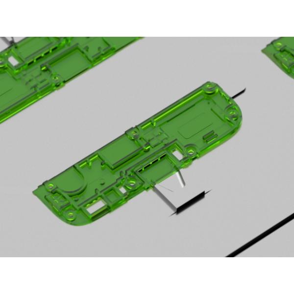 OEM / ODM ： Multi Cavity Injection Mold & Transparent mini mainboard bracket (1*4) No.22685