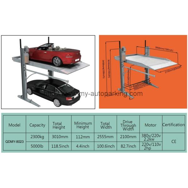 Double Decker Parking Post Parking Solution Pallet Parking System