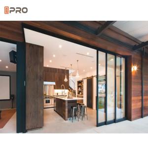 China Soft Close Aluminum Sliding Glass Doors Damper Waterproof on sale