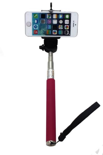 Quality Handheld Stick Monopod With Smartphone Holder For iPhone Samsung With 1/4 Screw Hole for sale
