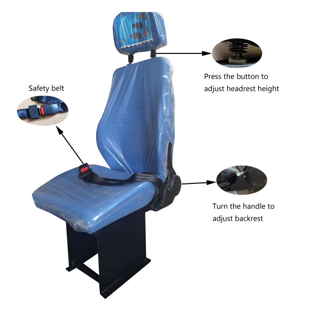 Driver Static Seat Customized Ambulance Medical Transport Vehicle Seats
