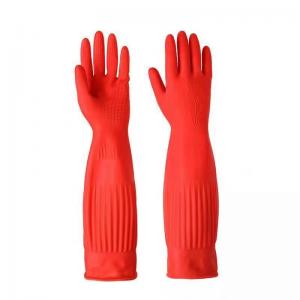 China Isolation Dirty Extra Long Cleaning Gloves 38CM Extra Long Washing Up Gloves wholesale
