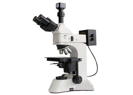 DIC Optical Polarizing Microscope WF10X 5X 50X Reflected Microscope Light Source