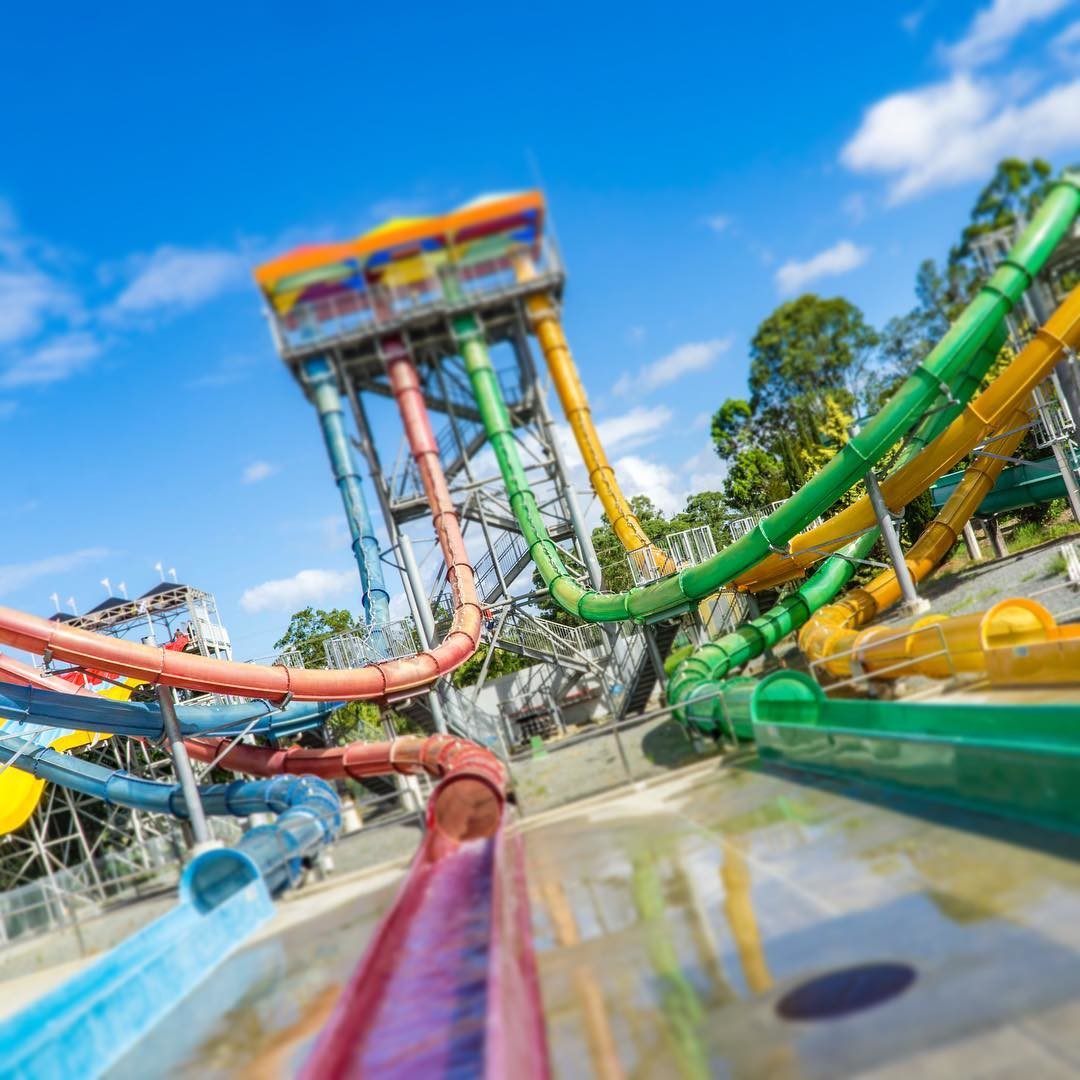 Hold Up 300kg Water Park Slide Amusement Water Park Rides
