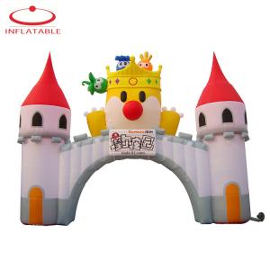 China Colorful Advertising Custom Inflatable Entrance Customize Size With Led Light wholesale