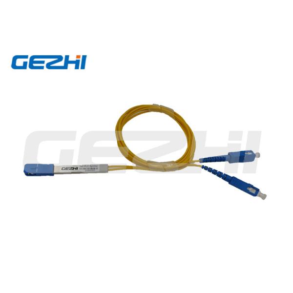 Low Insertion Fiber Optic Passive Components 1x2 PLC Splitter For FTTH