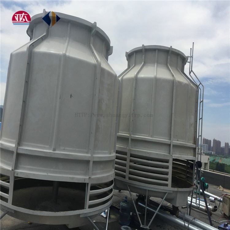 Bottle Shape FRP Counter Flow Cooling Tower for Industrial High Temperature Difference