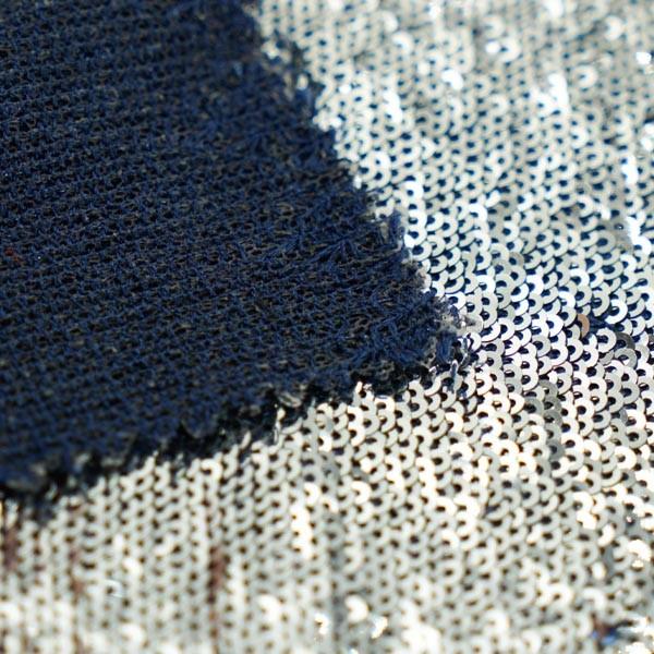 Quality Reflective Decorate 440GSM Sequins Fabric Various Custom Colours for sale