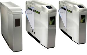 China Retractable Flap Barrier Gate / Access Control Security Turnstiles wholesale