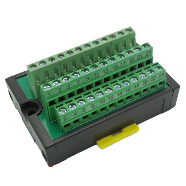 Quality PLC Wiring Distribution Board Terminal Blocks Plate 24 Ways Universal for sale
