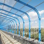 1100x2440MM Transparent Noise Barrier Sheet Soundproof Acrylic
