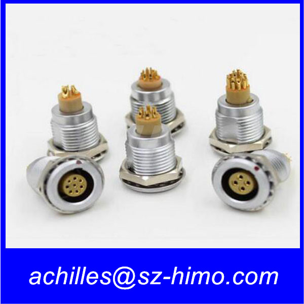 Female 1B Shell Size EGG.1B.304.CLL 4 Pin Lemo Fixed Socket Panel Mount Connector