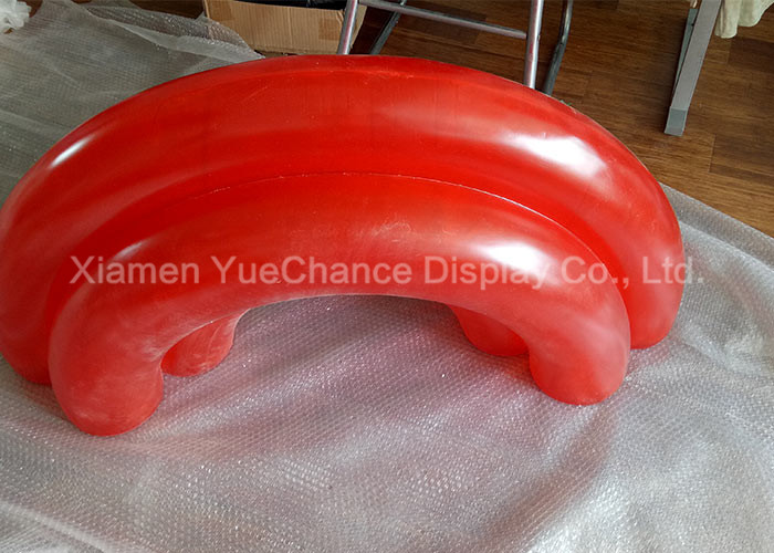 Customized Translucent Resin U Shape Statue Window Display Decoration