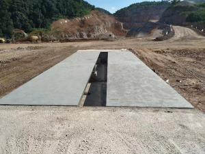 China Mining Truck Scale Weighbridge , 10 Ton Weighing Scale Pitless Type Weighbridge wholesale