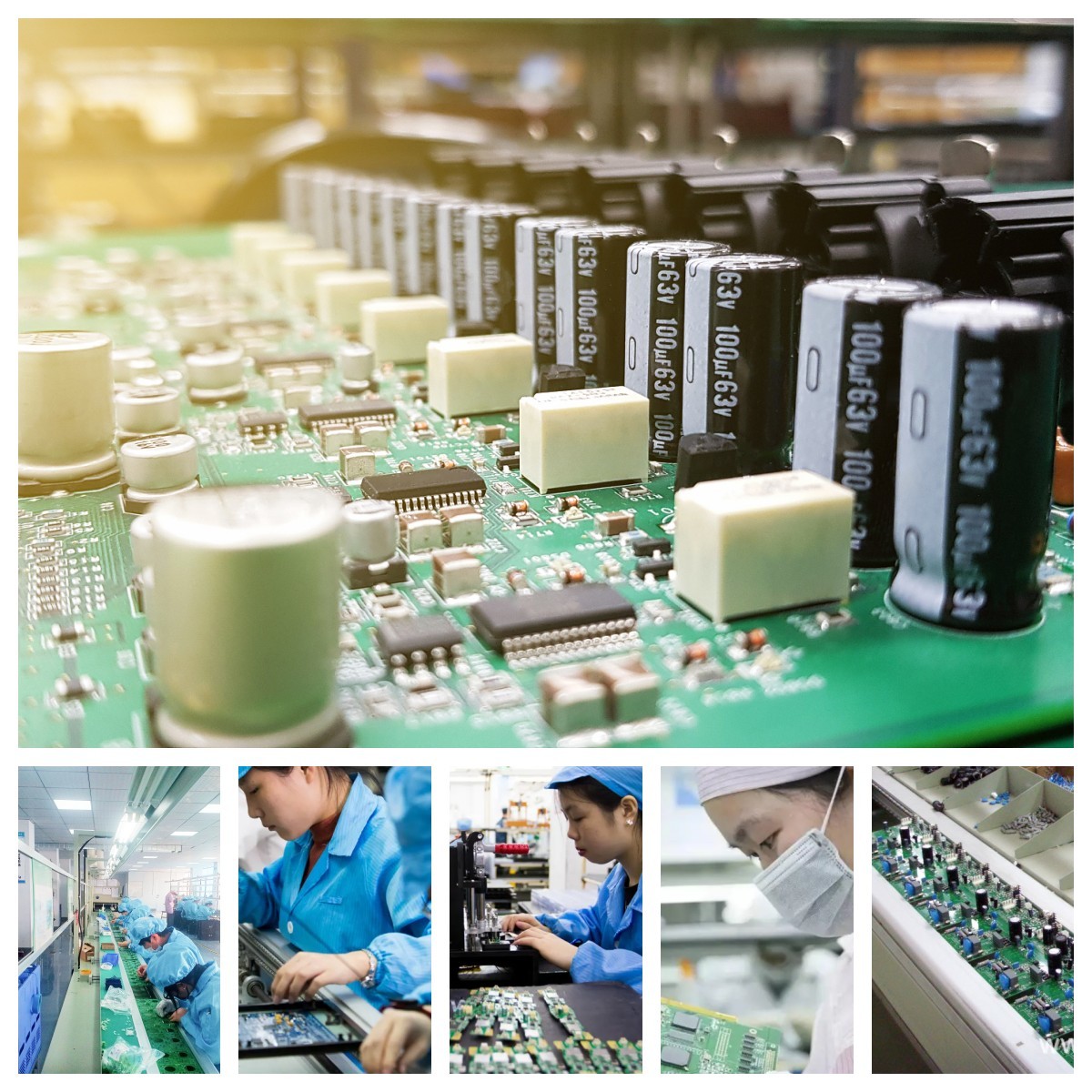 Single Layer Pcb Assembly Stackup Thickness 1.6mm 2.5mm 2.0mm One Layer Pcb