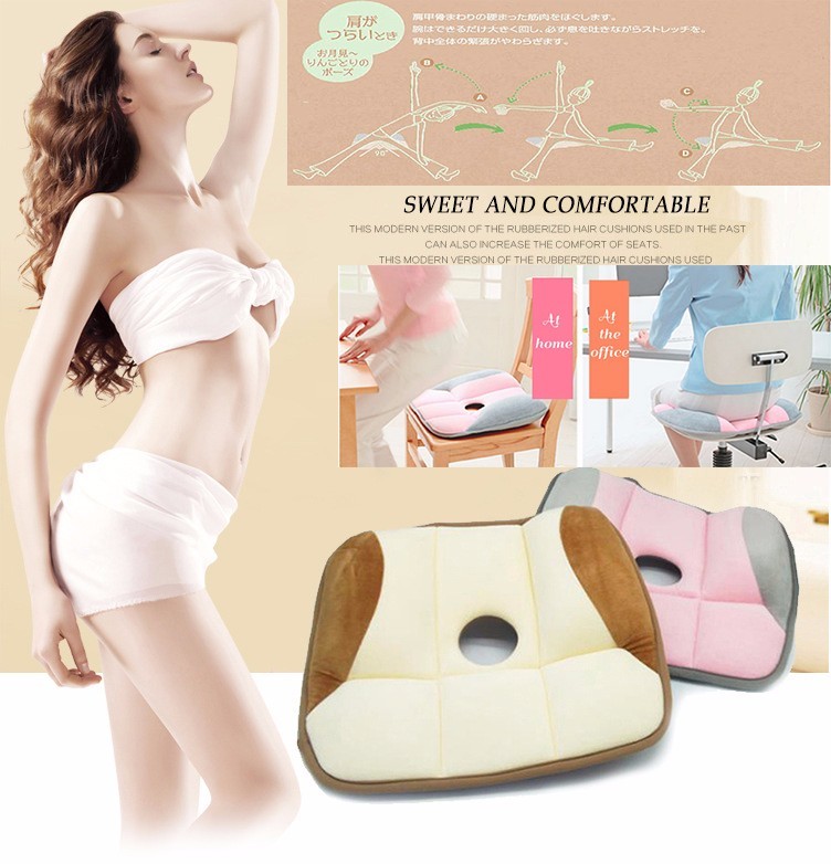 Unique Breathable Memory Foam Cushion For Yoga / Sitting Room , Shape Customized