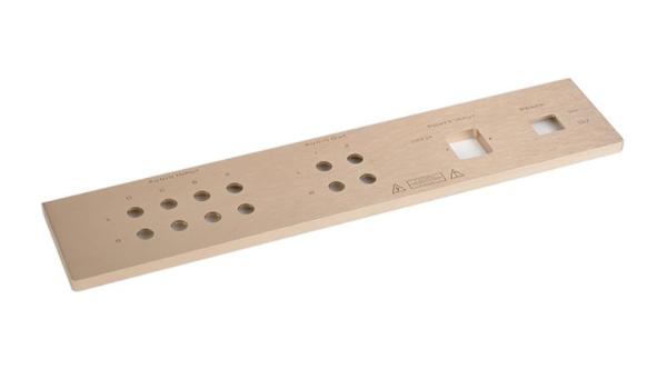 Quality Anodizing Aluminum Front Panel Rectangular Impact Resistance for sale