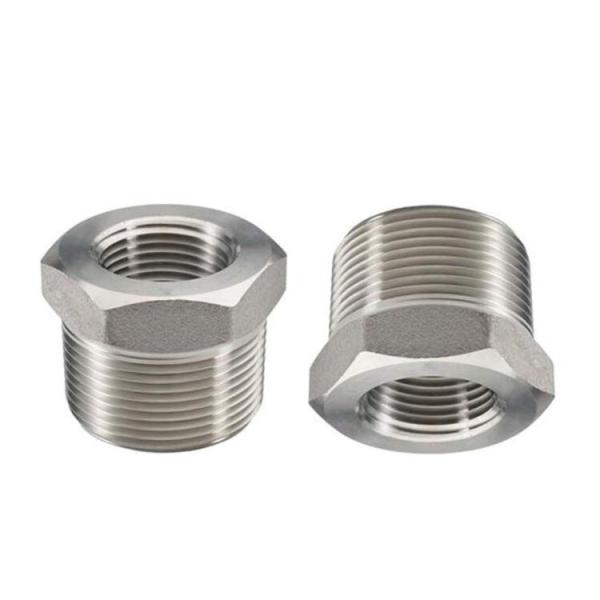 Stainless Steel 304 Bushing Threaded Forged Pipe Fittings Reducer TH Bushing Steel