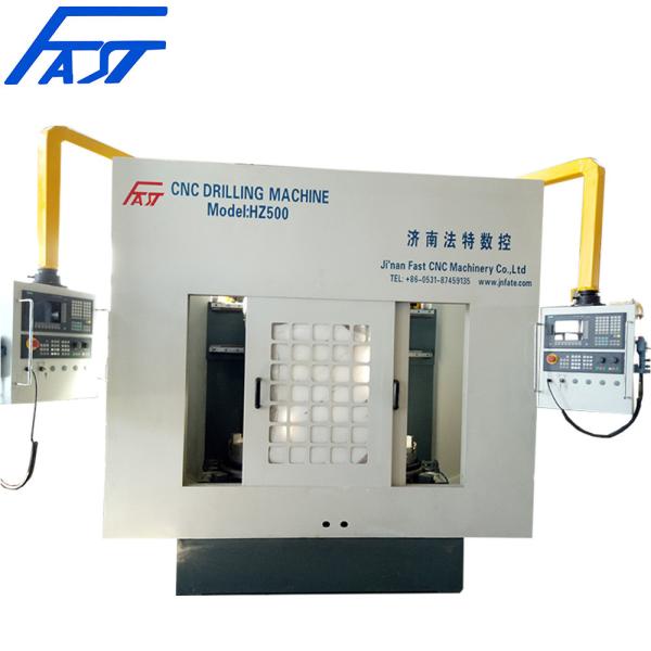 Quality Jinan Customized CNC Double-Spindle Round Parts Drilling Machine Model FLZ500-30-2 Exported to Russia for sale