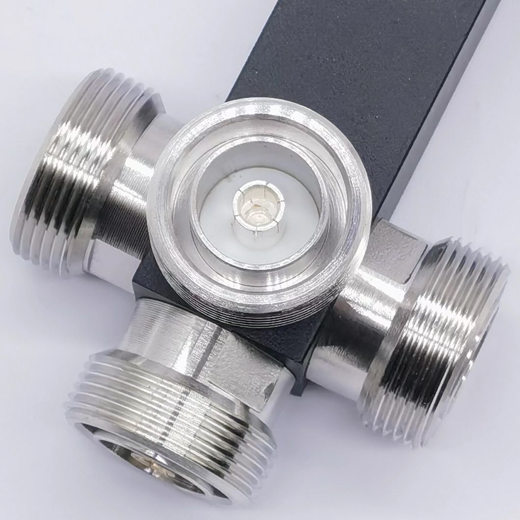 Factory Low Pim -160dbc 500W 698-3800MHz DIN Female 3 Way RF Power Splitter Divider for Ibs Project