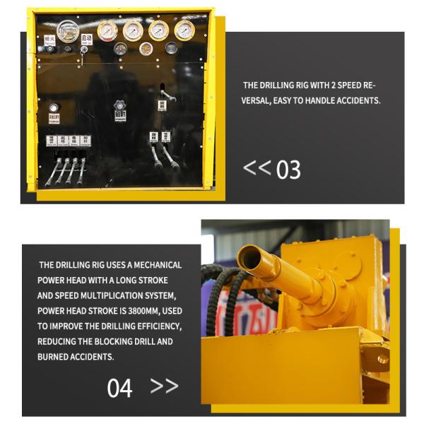 Diesel 400m Depth Pneumatic Crawler Drill Water Well Rig