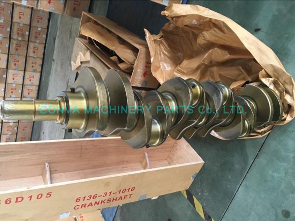 Quality High Performance 6d105 Diesel Engine Crankshaft Komatsu Diesel Engine Parts for sale