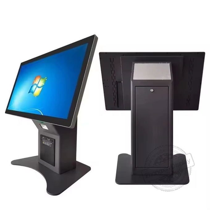 15.6" Self Service Order Fast Food Tablet POS Payment Kiosk with Capacitive Touch Optional Touch Screen