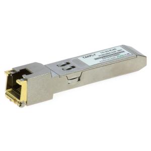 China 10/100/1000M SFP Copper RJ45 CAT5E CAT6 100m Gigabit 10GBASE-T Ethernet Transceiver Module on sale