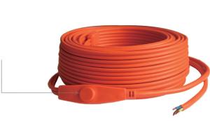 Twin conductor pipe heat tracing cable with temperature protector, power range of 2M to 48M