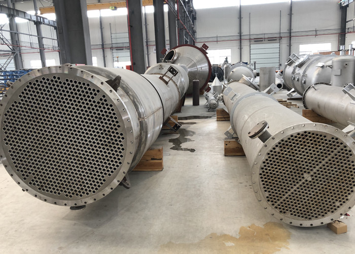 SS316L Chiller Shell And Tube Evaporator Heat Exchanger 5T/H