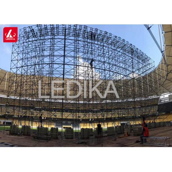Steel Performance Layer Truss Speaker Line Array Scaffold Truss For Concert