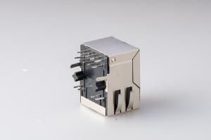 China Single Port POE RJ45 Jack With 10 / 100 / 1000 Base-T Transformer For Router wholesale